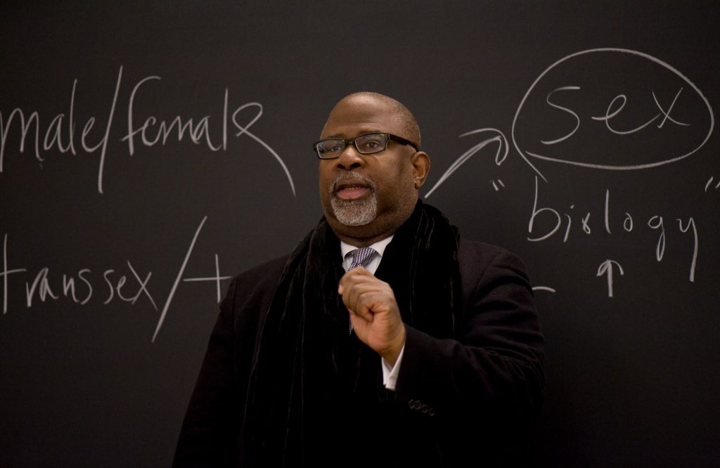 Pictured teaching: Kendall Thomas, the Nash Professor of Law; Director, Center for the Study of Law and Culture